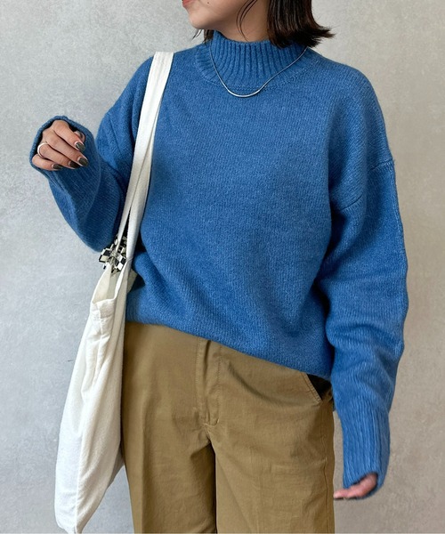CPCM ニット セーター 23AWもちっとカラーハイネックニット
