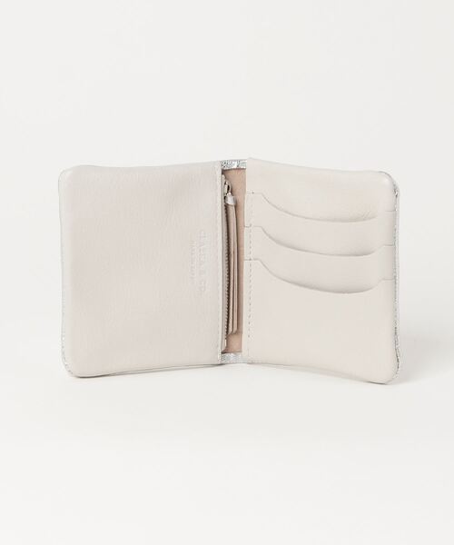 CLASKA&CO. レザー コインケース ホワイト シルバー ウォレット CLASKA&CO. レザー コインケース ホワイト シルバー ウォレット
