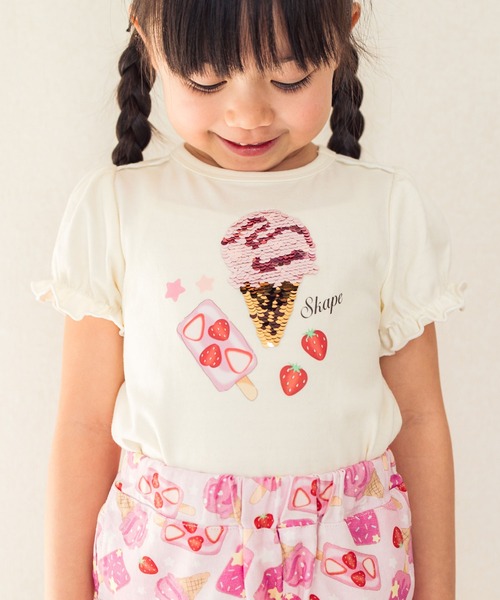 SKAPE（エスケープ） tシャツ アイススパンコールTシャツ キッズ 子供