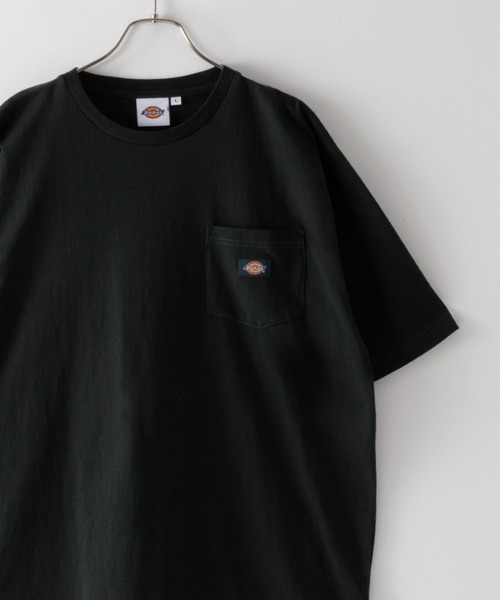 tシャツ Tシャツ メンズ Dickies ポケット付き無地半袖Tシャツ｜zozo｜06