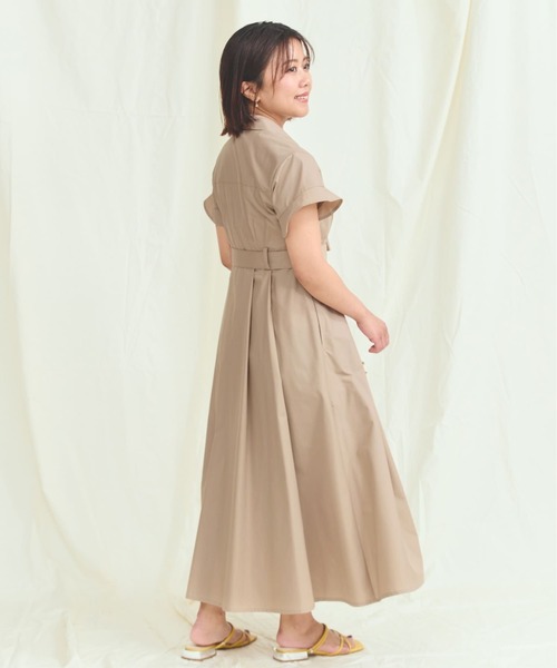シャツワンピース 「ZOZO限定アイテム」カシュクールタック