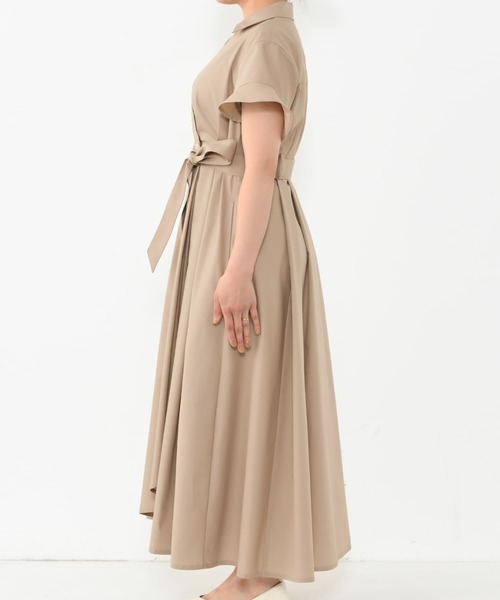 シャツワンピース 「ZOZO限定アイテム」カシュクールタック