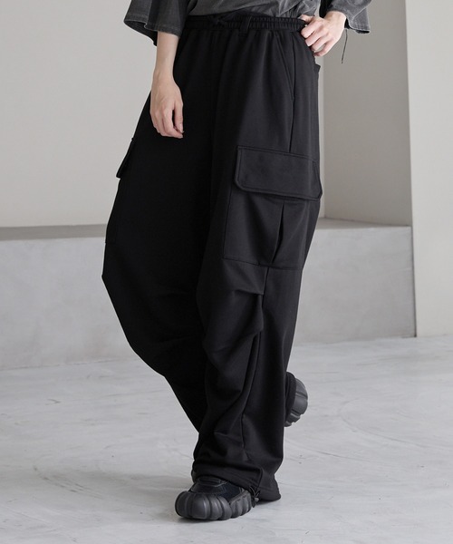 ワイド スウェットパンツ ドローコード r-3242 CIASENSE スウェットパンツ ジャージ ドローコードワイド