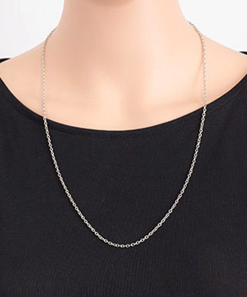 パーティを彩るご馳走や DiamondHearts ネックレス シンプルチェーンネックレス メンズ アクセサリー