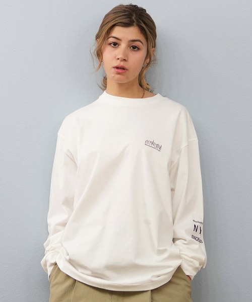 Manhattan Portage（マンハッタンポーテージ） tシャツ ロンT LOGO MP 