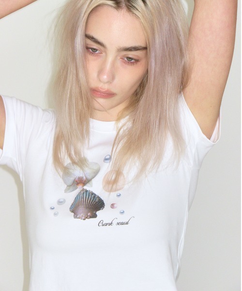 CRANK（JACKALL） tシャツ SHELL PRINTING TOP レディース