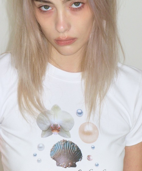 CRANK（JACKALL） tシャツ SHELL PRINTING TOP レディース