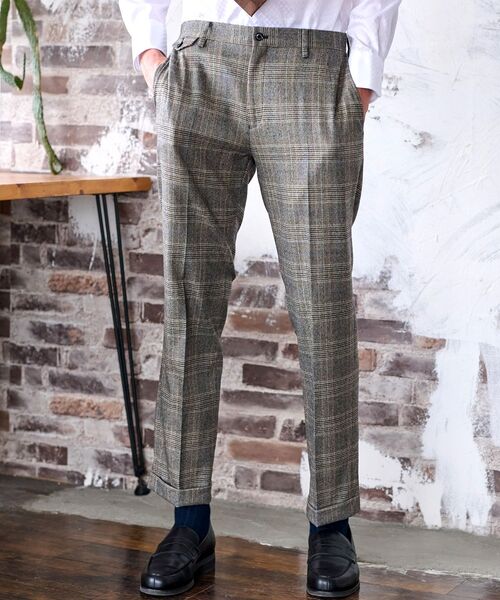 DRESSTERIOR パンツ 「セットアップ可」マルチカラーグレン