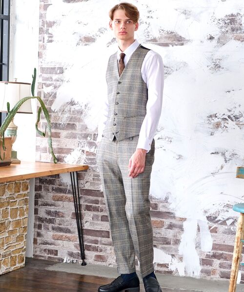 【お値下げ】ドレステリア セットアップ DRESSTERIOR パンツ 「セットアップ可」マルチカラーグレン