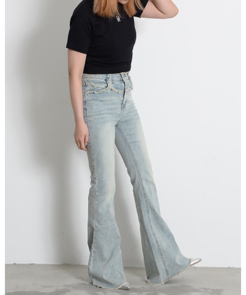 AFB flare denim ブーツカット フレアデニム ブーツカットフレアデニムパンツ DPB71259 – CRAMMY
