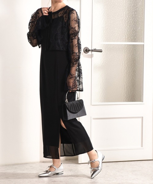 birei ドレス レースボレロレイヤードドレス : ZOZOTOWN Yahoo!店