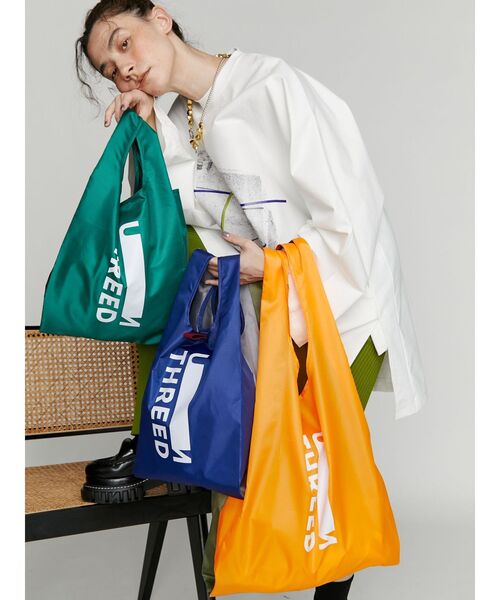UN3D. エコバッグ BI-COLOR ECO-BAG M / バイカラーエコバッグM