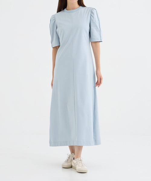CINOH（チノ） ワンピース 「CINOH/チノ」別注 PUFF SLEEVE MIDI ONE