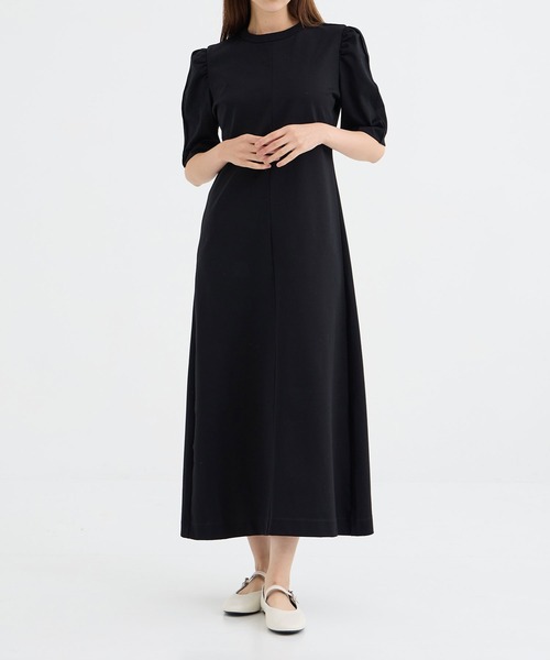 CINOH ワンピース 「CINOH/チノ」別注 PUFF SLEEVE MIDI ONE