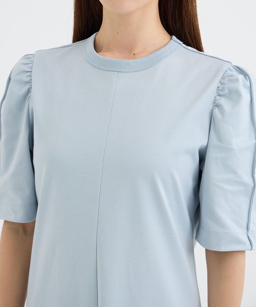 CINOH ワンピース 「CINOH/チノ」別注 PUFF SLEEVE MIDI ONE