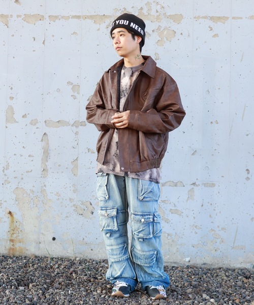 Bling Leads カーゴパンツ Z)「BLINGLEADS」DENIM CARGO PANT