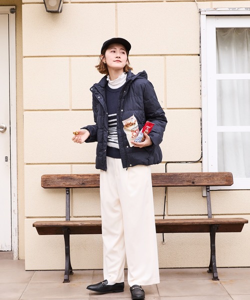 プチ オンフルール（Petit Honfleur）/ショートダウンジャケット【はっ水】 Petit Honfleur（プチオンフルール） ダウンコート ダウンジャケット