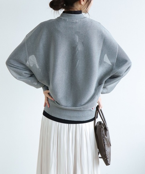 ニット セーター ラメシアーニットプルオーバー レディース TITE IN THE STORE ニット セーター ラメシアーニットプル