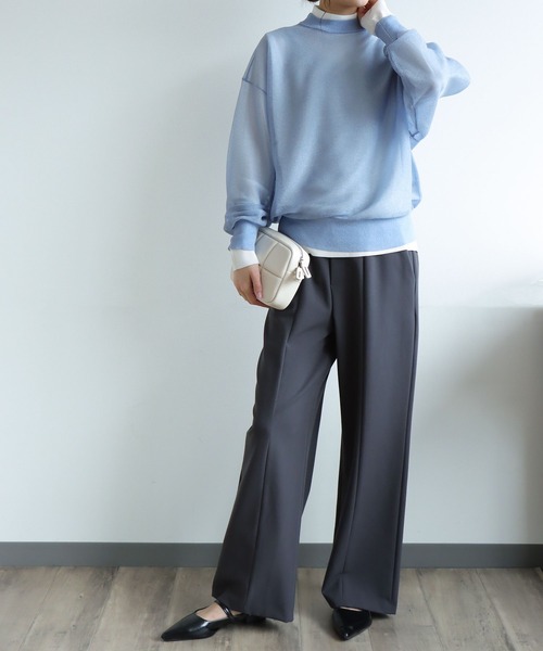 ニット セーター ラメシアーニットプルオーバー レディース TITE IN THE STORE ニット セーター ラメシアーニットプル