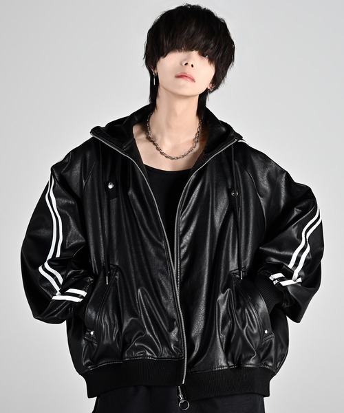 Yutaさん専用ADRER line sleeve track zip ADRER ブルゾン アウター line sleeve track zip parker jacket