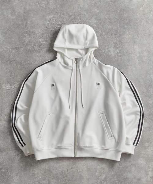 く*輩様 アドラーline sleeve track zip parker ja ADRER ブルゾン アウター line sleeve track zip parker jacket