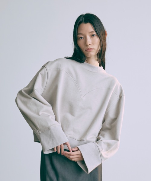 トレーナー スウェット Wide Sweat Pullover レディース