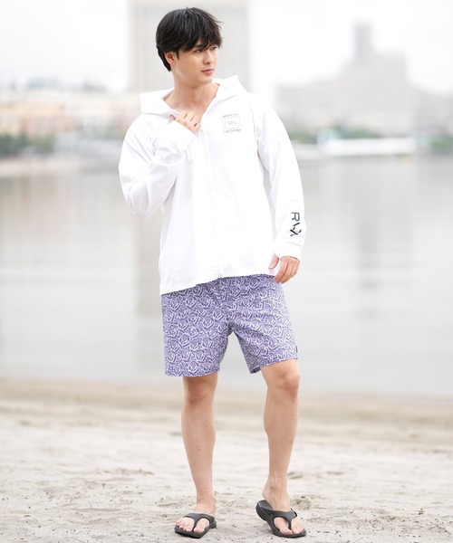 RVCA - RVCAルーカUS限定ラグランロングスリーブラッシュガード M１点物 RVCA ラッシュガード RVCA/ルーカ 長袖ラッシュガード/水陸両用