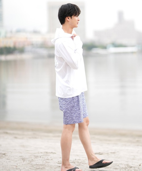 RVCA - RVCAルーカUS限定ロングスリーブハイネックラッシュガード M blue RVCAルーカUS限定ロングスリーブハイネックラッシュガード M