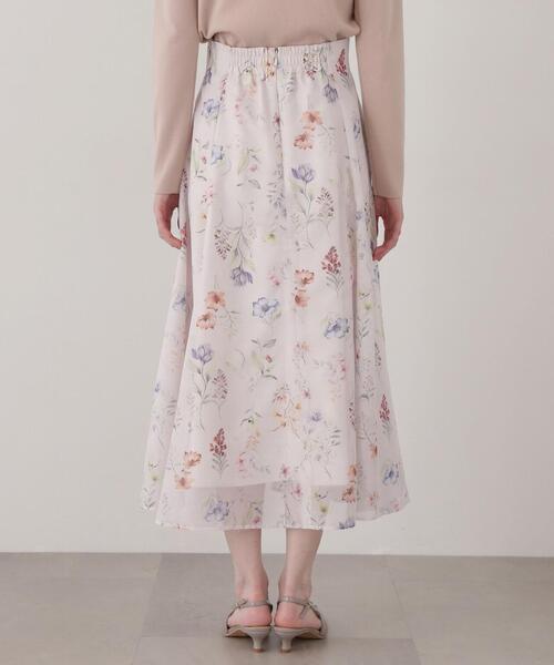関税送料込★PRADA 牡丹プリントスカート PROPORTION BODY DRESSING スカート ボタニカルフレアープリント