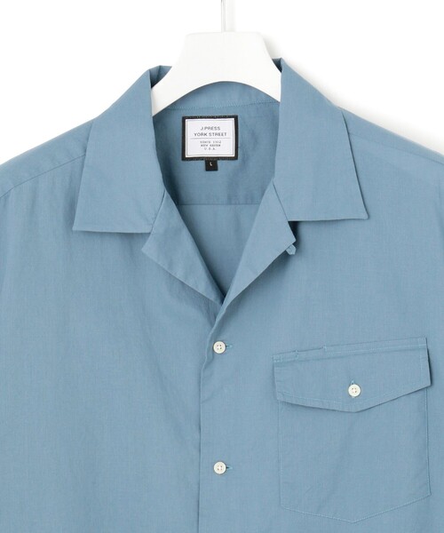 J.PRESS YORK STREET シャツ 「UNISEX」コットンボイル オープンカラー