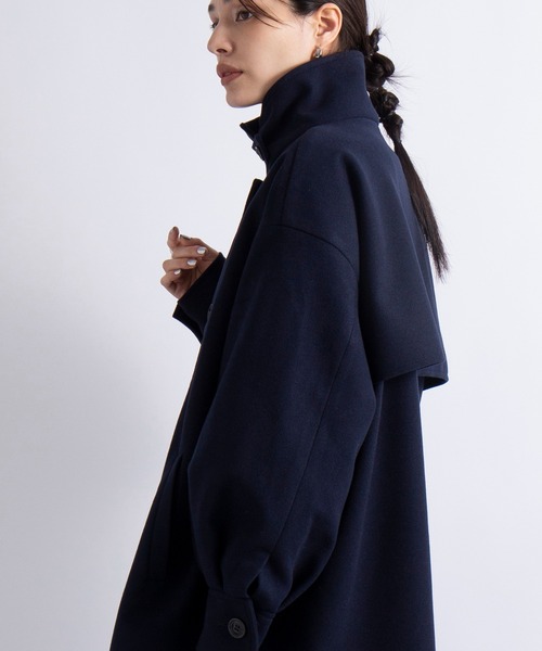 MAISON BREEZE（メゾンブリーズ） ステンカラーコート M ネイビー