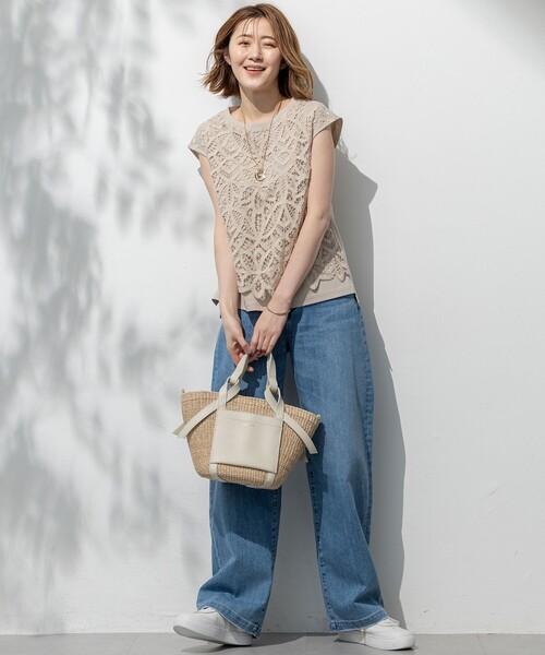 23区 ジーンズ デニム デニムパンツ 「Oggi6月号掲載/接触冷感