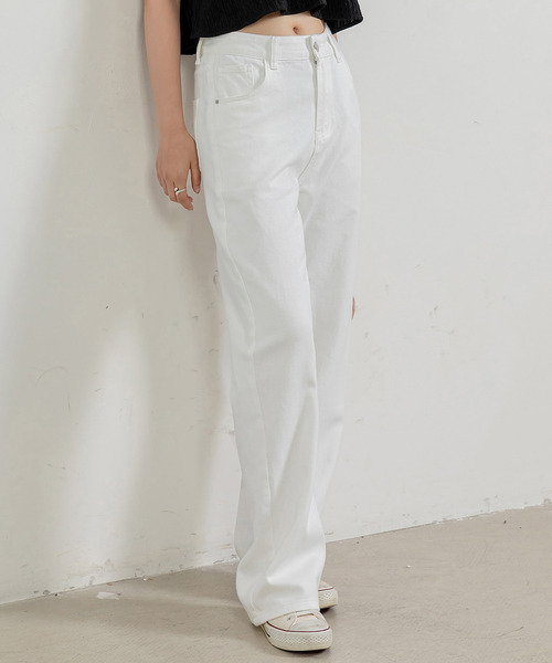 [DAY CLOSET] Denim брюки M белый женский 