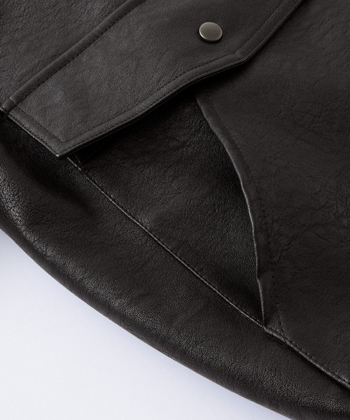 「MONO-MART」 ジップアップブルゾン M ブラウン メンズ_画像7