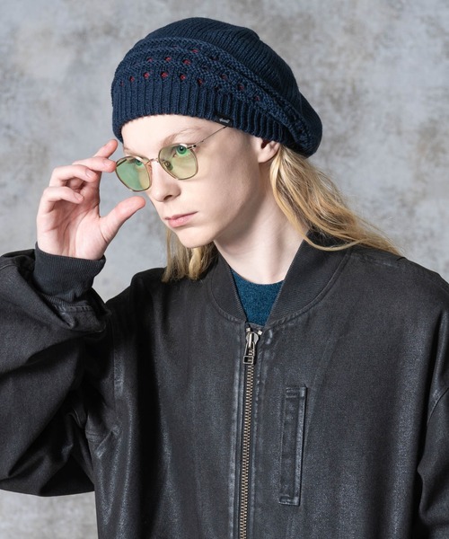 glamb 帽子 ベレー帽 Reversible Knit Beret / リバーシブル
