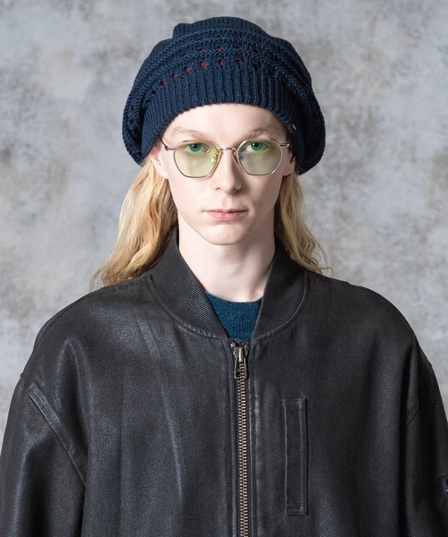 glamb 帽子 ベレー帽 Reversible Knit Beret / リバーシブル