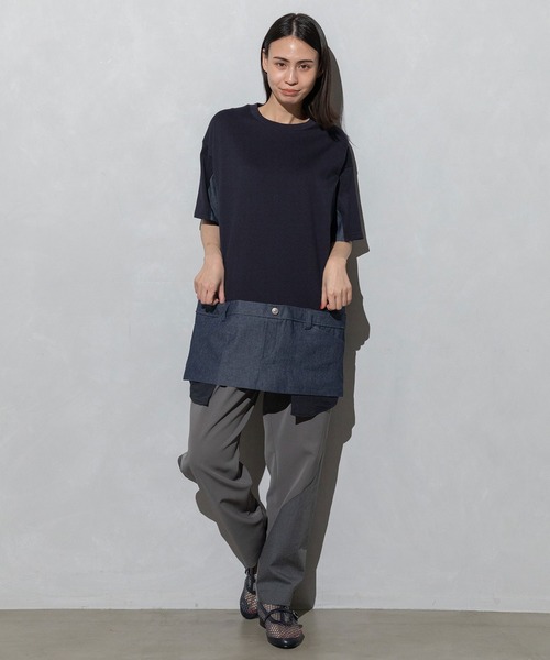 マルシャルテル　tシャツ Tシャツ レイヤードデザイントップス レディース MARECHAL TERRE tシャツ レイヤードデザイントップス レディース