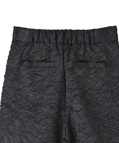 fundamine ファンダマイン　パンツ　黒 funda mine パンツ エンボスハーフパンツ レディース : ZOZOTOWN