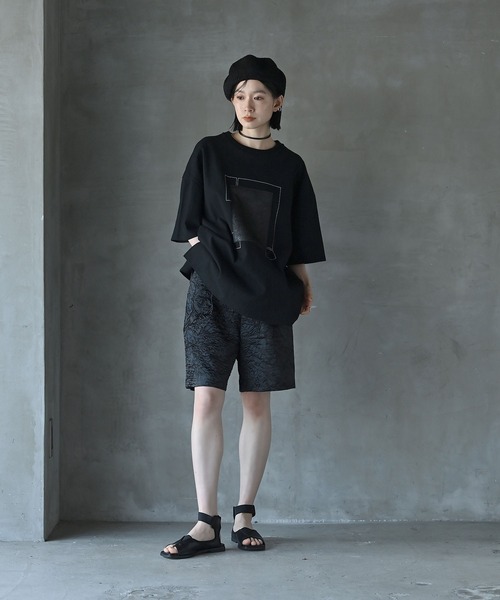 funda mine パンツ エンボスハーフパンツ レディース : ZOZOTOWN