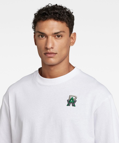 「G-STAR RAW」 半袖Tシャツ MEDIUM ホワイト メンズ
