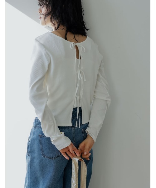 「Re:EDIT」 カーディガン LARGE モカ レディース