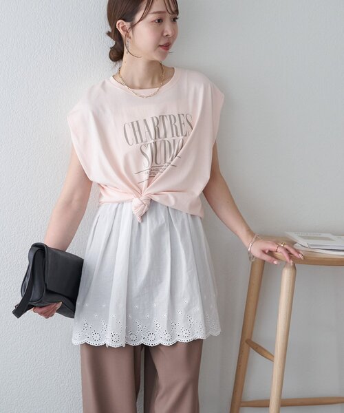 洋服屋　レース使いのオシャレなチュニック　サイズL 楽天市場】【お買い物マラソン】 チュニック 大きい サイズ