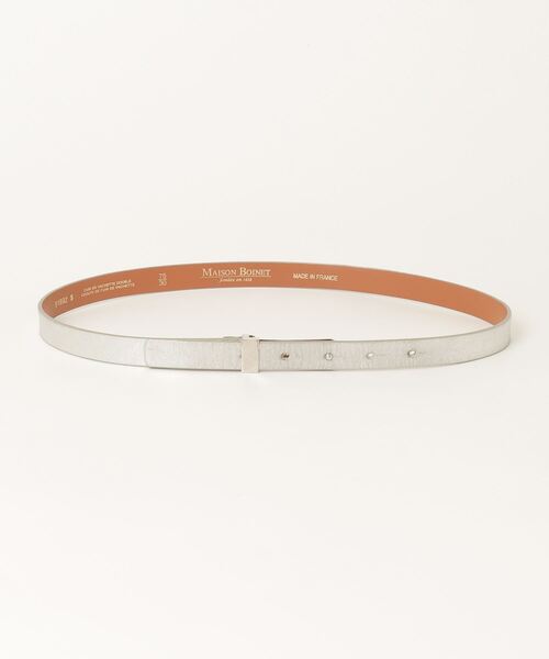 MAISON BOINET 「MAISON BOINET」 ベルト S シルバー レディース