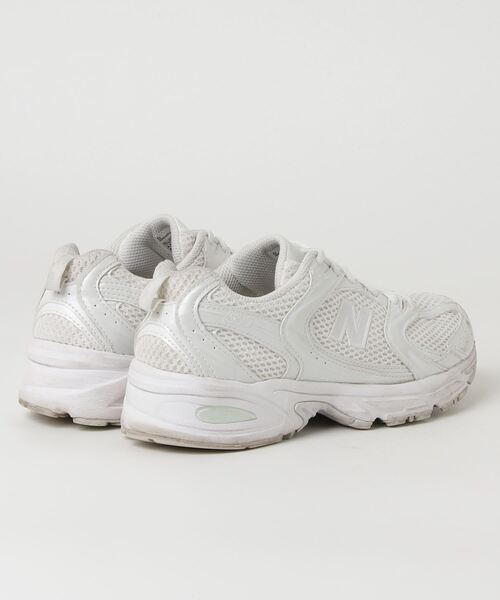 「New Balance」 ローカットスニーカー 24.5cm ホワイト レディース