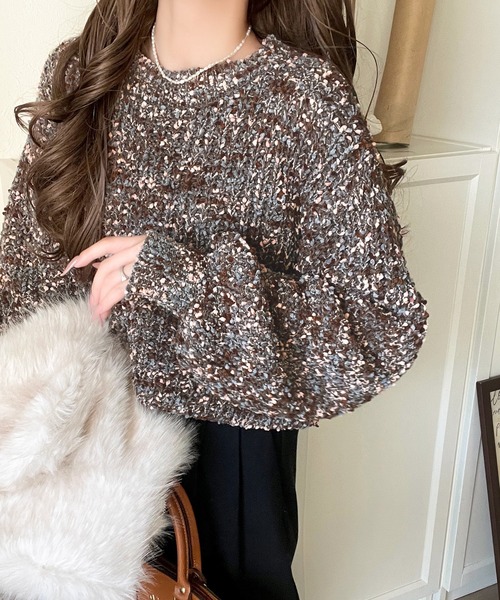 classicalelf（クラシカルエルフ） ニット セーター はじける彩りに