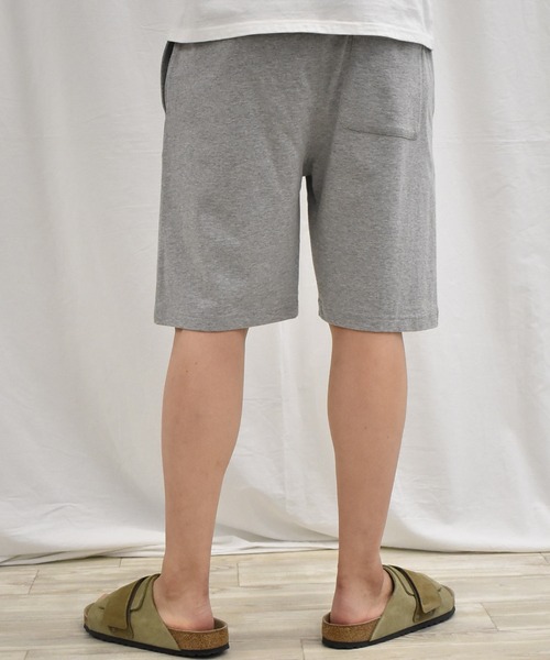 PRAYING グレー スタッズ ショートパンツ Mサイズ Printstar スウェットパンツ ジャージ 「Printstar」8.4オンス