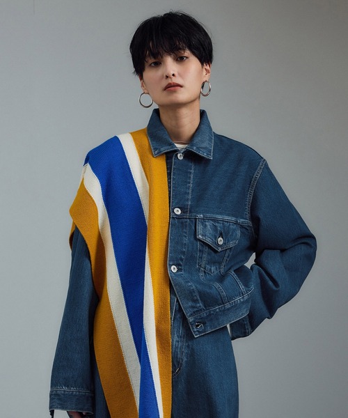 KURO デニムジャケット gジャン 「KURO for SALON（クロ）」別注カルラ