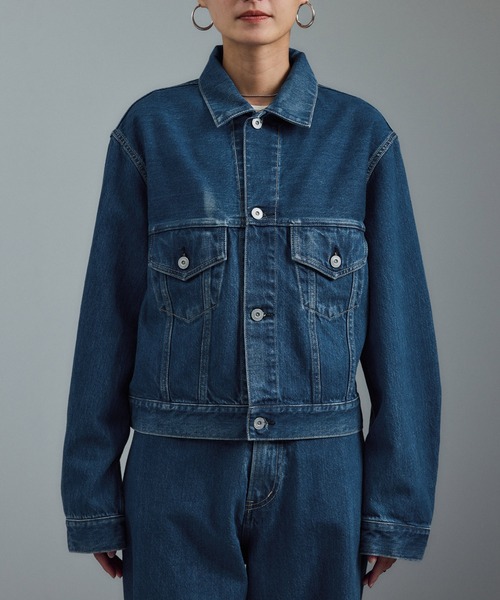 国内 KURO クロ KARLA DENIM デニムジャケット KURO デニムジャケット gジャン 「KURO for SALON（クロ）」別注カルラ