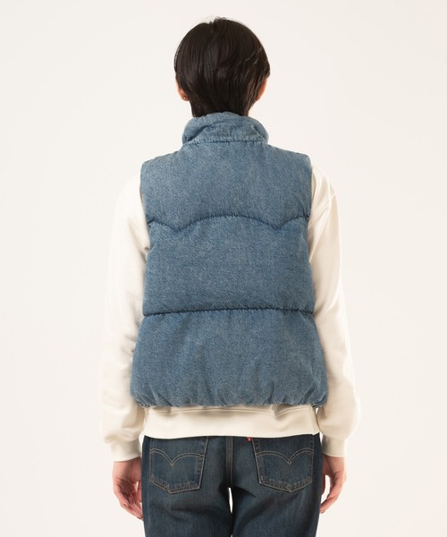 希少！新品★Supreme×LEVIS デニムダウンベスト 70's SKI LEVI'S 80684-0916 スキーリーバイス デニムダウンベスト