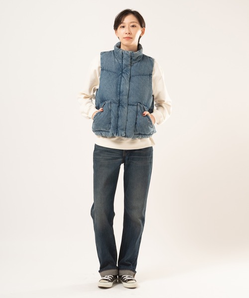 70s リーバイス ダウンベスト サイズL LEVI'S ダウンベスト 古着 70s USA製 RED メンズ SIZE - リーバイス